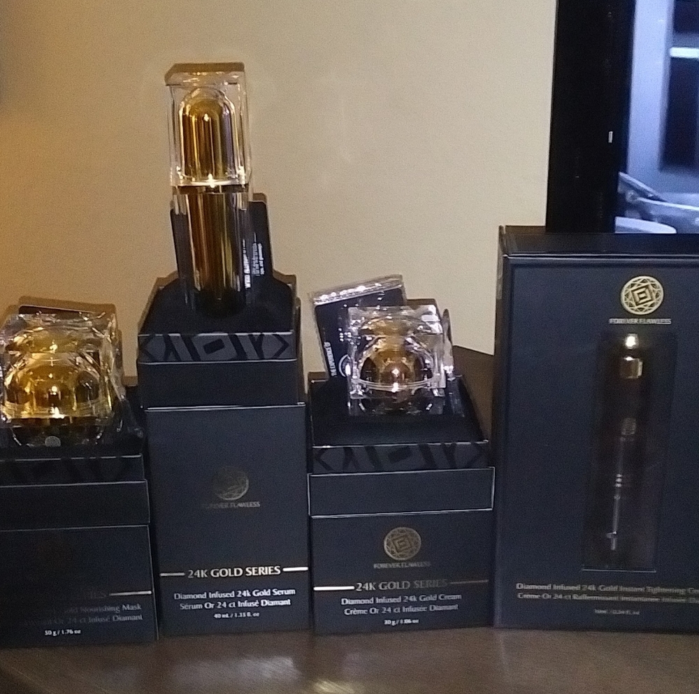 4 pc 24kt gold face care ststem